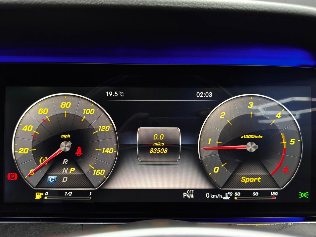 Mercedes-Benz E Class 2.0 E220d Amg Line Premium Plus Cabriolet Di White #24