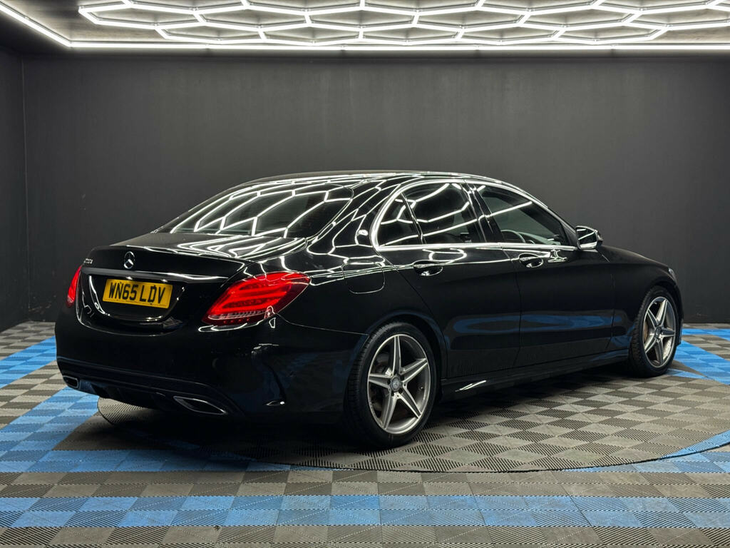Mercedes-Benz C Class 2.1 C220d Amg Line Premium Saloon 7G- Black #5