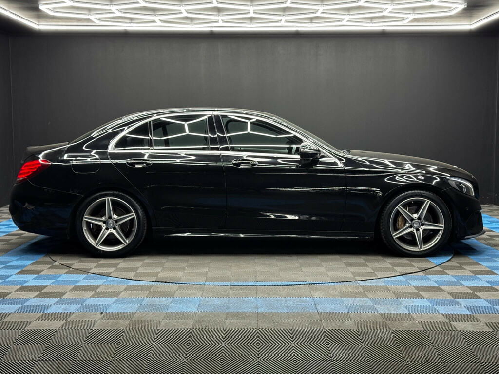 Mercedes-Benz C Class 2.1 C220d Amg Line Premium Saloon 7G- Black #4