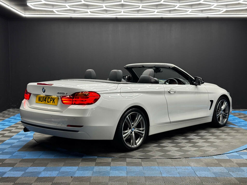BMW 4 Series 2.0 420D Sport Euro 6 Ss White #5