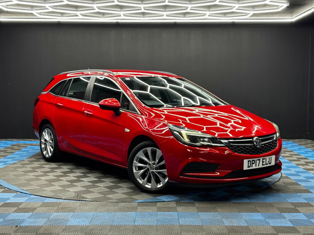 Vauxhall Astra 1.6 Cdti Tech Line Sports Tourer Euro 6 Ss Red