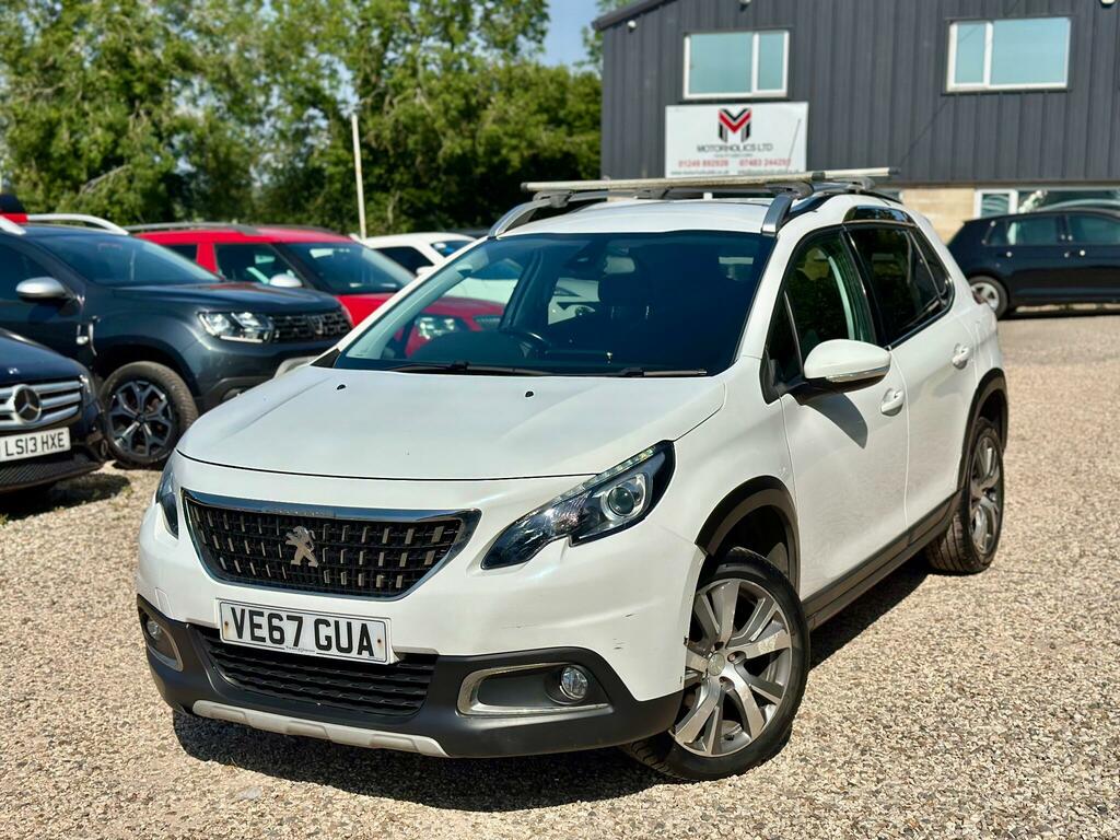 Peugeot 2008 1.6 Bluehdi Allure Euro 6 Ss VE67GUA White #2