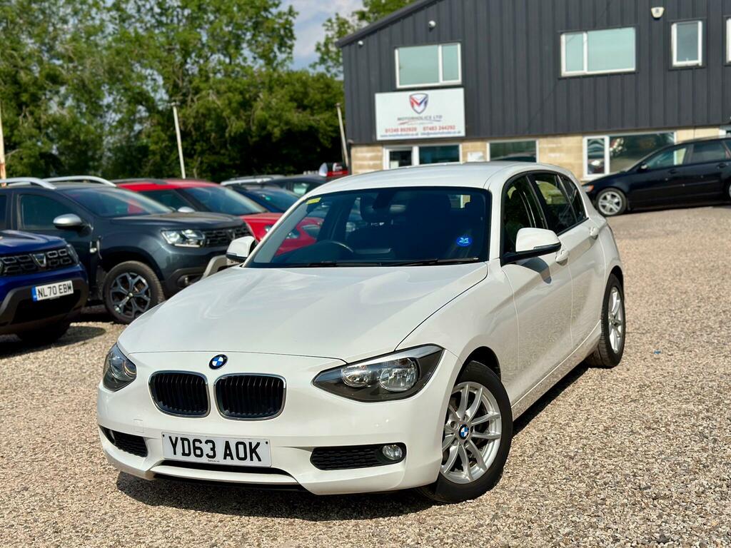 BMW 1 Series 1.6 116D Ed Efficientdynamics Euro 5 Ss YD63AOK White #2