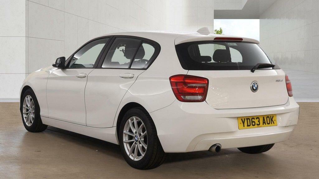 BMW 1 Series 1.6 116D Ed Efficientdynamics Euro 5 Ss White #4