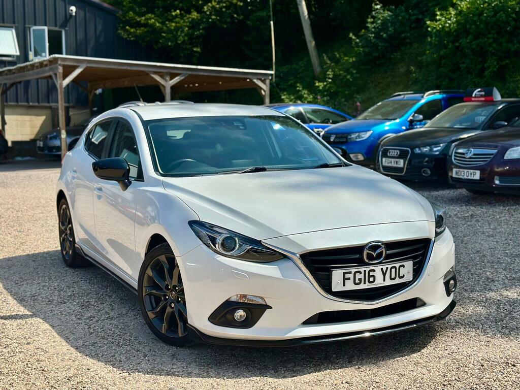 Mazda 3 2.0 Skyactiv-g Sport Black Euro 6 Ss White