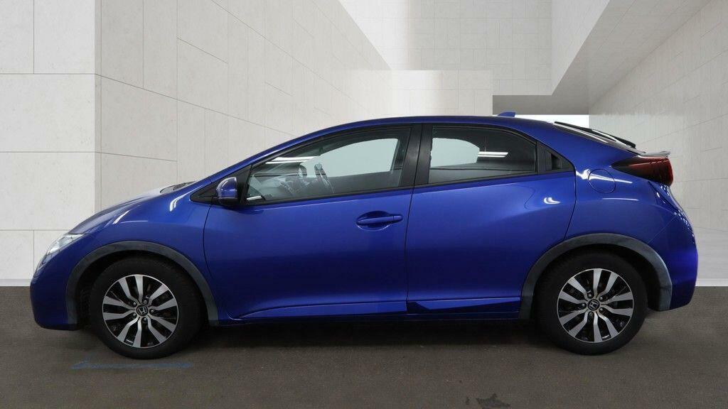 Honda Civic 1.6 I-dtec Se Plus Navi Euro 5 Ss Blue #6