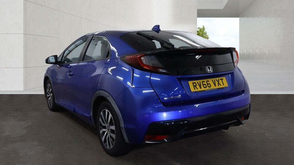 Honda Civic 1.6 I-dtec Se Plus Navi Euro 5 Ss Blue #3