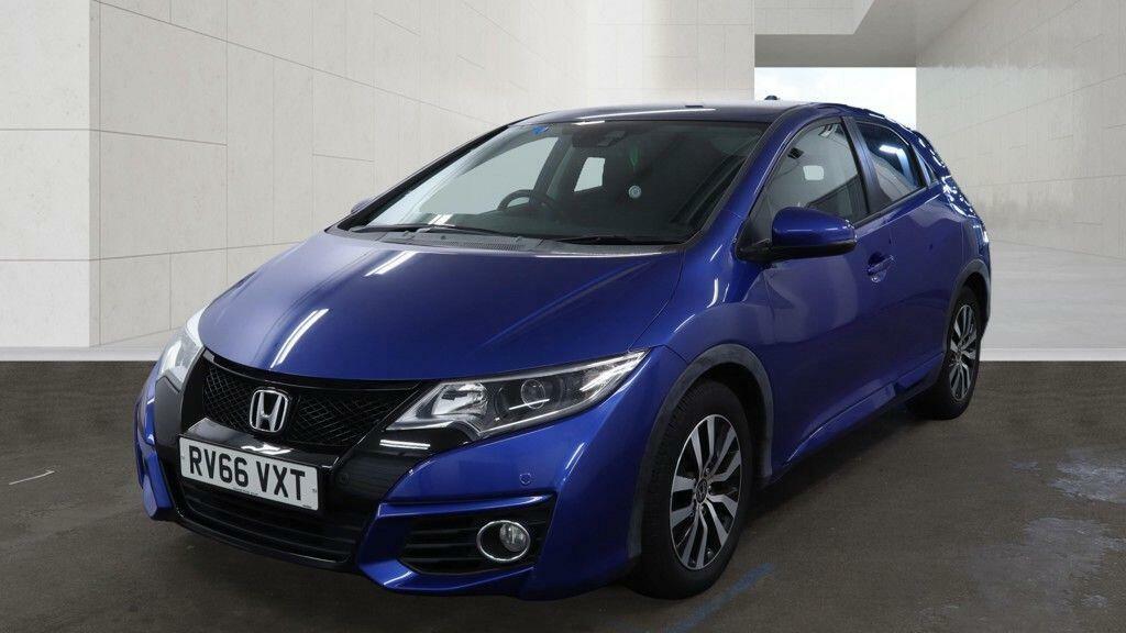 Honda Civic 1.6 I-dtec Se Plus Navi Euro 5 Ss Blue #2