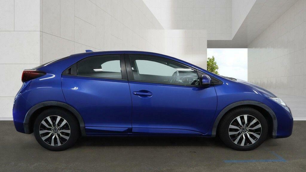 Honda Civic 1.6 I-dtec Se Plus Navi Euro 5 Ss Blue #5
