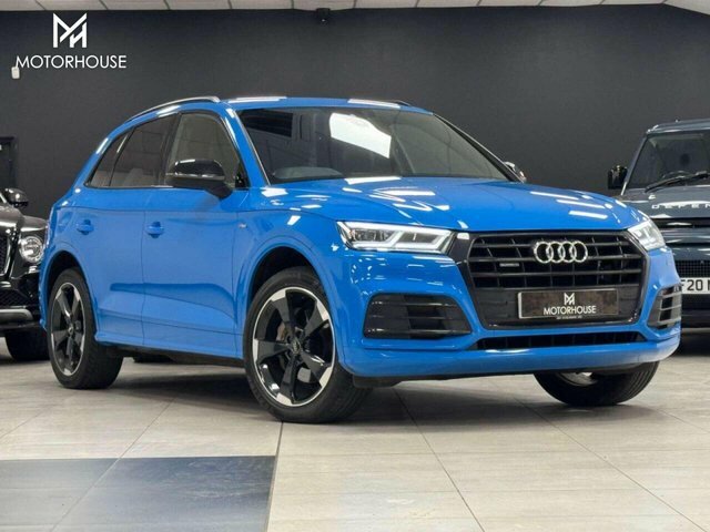 Audi Q5 2019 2.0 Tdi 40 Black Edition Suv S Tro Blue