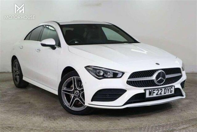 Mercedes-Benz CLA Class 2022 1.3 Cla250e 15.6Kwh Amg Line Premium Coupe White