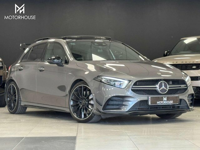 Mercedes-Benz A Class 2019 2.0 A35 Amg Premium Plus Hatchback Petr Grey