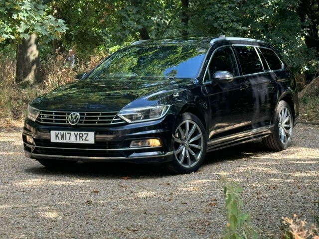 Volkswagen Passat 2017 2.0 Tdi R-line Estate Dsg Euro 6 Black #2