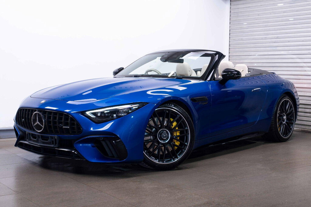 Mercedes-Benz SL Class 4.0 Sl63 V8 Biturbo Amg Premium Plus Spds Mct 4M Blue