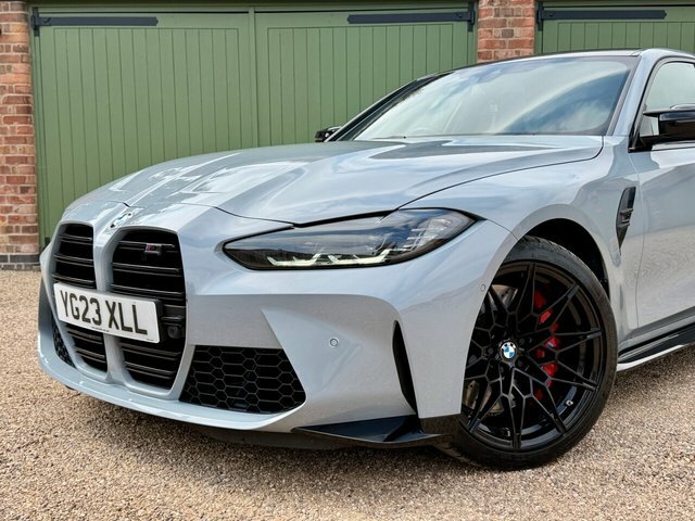 BMW M3 2023 3.0 Biturbo Competition Saloon Ste YG23XLL Grey #3