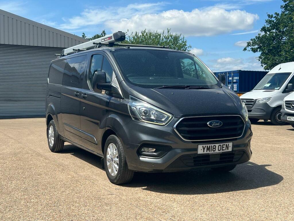 Ford Transit Custom Combi Van 2.0 320 Ecoblue Limited Crew Van L2 H1 E YM18OEN Grey #5
