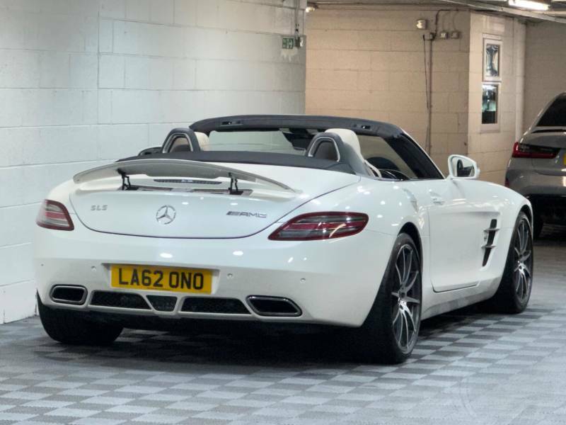 Mercedes-Benz SLS 6.2 63 V8 Amg Roadster Spds Dct Euro 5 - 2012 White #4