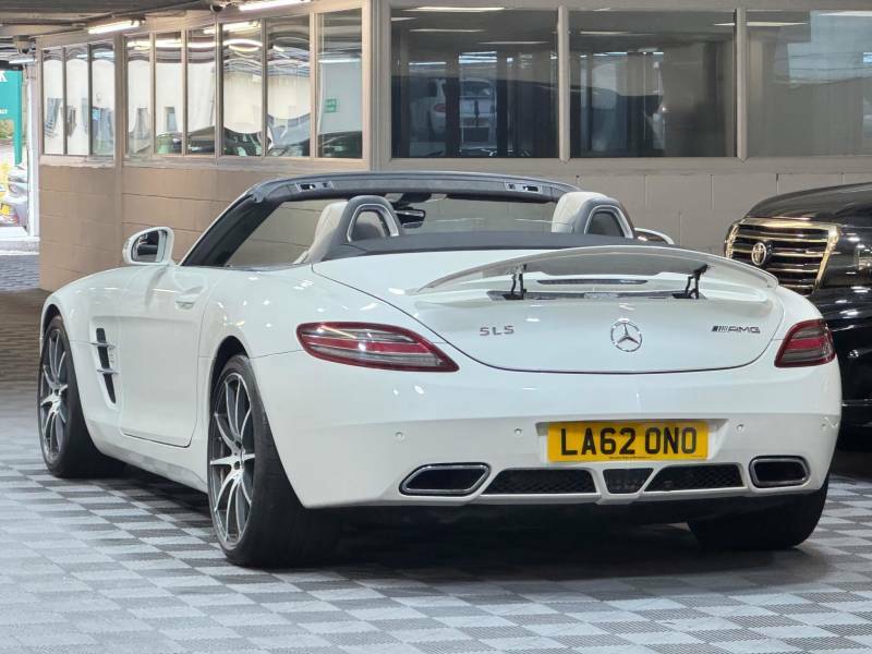 Mercedes-Benz SLS 6.2 63 V8 Amg Roadster Spds Dct Euro 5 - 2012 White #3