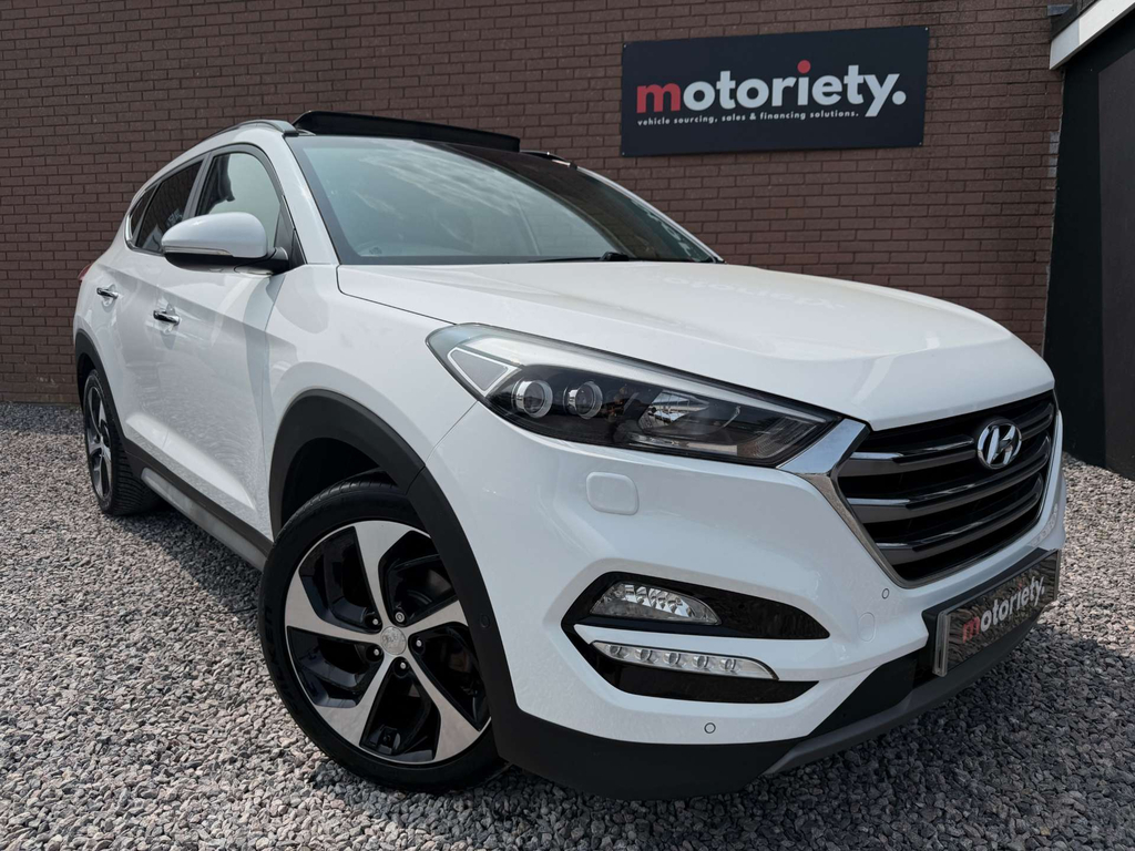 Hyundai Tucson Premium Se Crdi 4Wd White #6