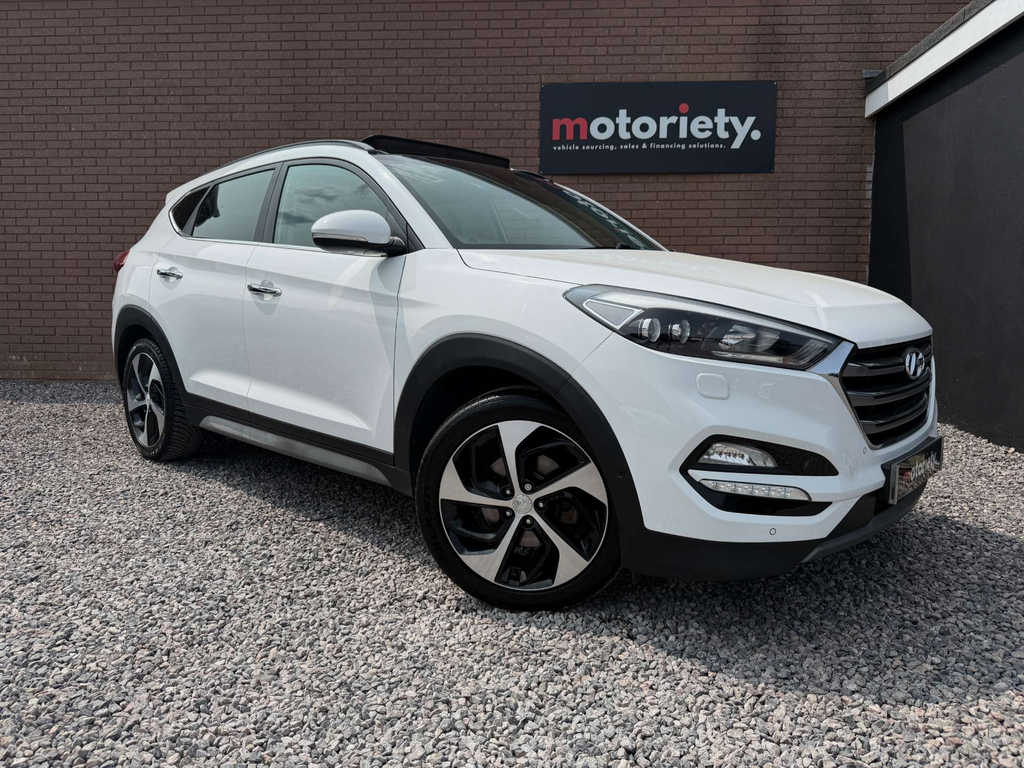 Hyundai Tucson Premium Se Crdi 4Wd White #4