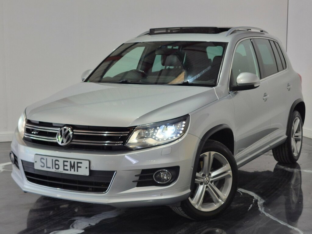 Volkswagen Tiguan 2.0 Tdi Bluemotion Tech R-line Edition Suv Die SL16EMF Silver #3