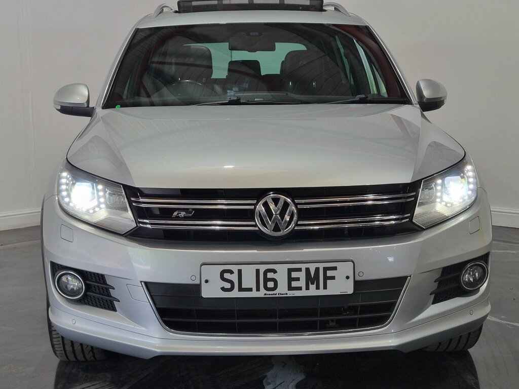 Volkswagen Tiguan 2.0 Tdi Bluemotion Tech R-line Edition Suv Die SL16EMF Silver #2