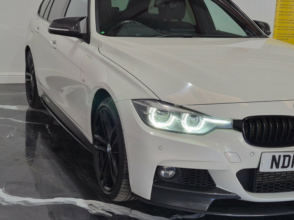 BMW 3 Series 3.0 335D M Sport Shadow Edition Touring ND18XOX White #6