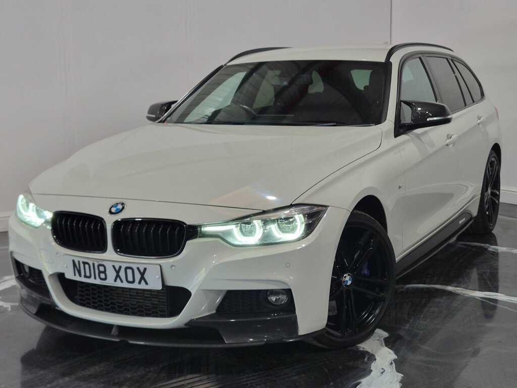 BMW 3 Series 3.0 335D M Sport Shadow Edition Touring ND18XOX White #3