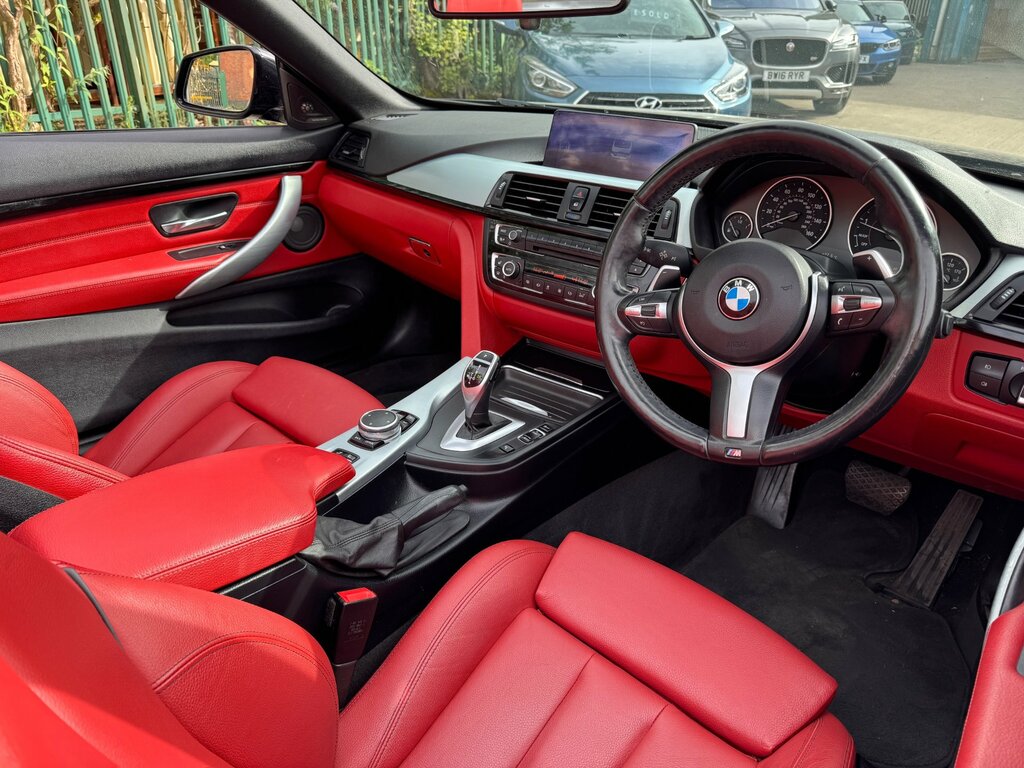 BMW 4 Series 2.0 428I M Sport Convertible Euro Black #4
