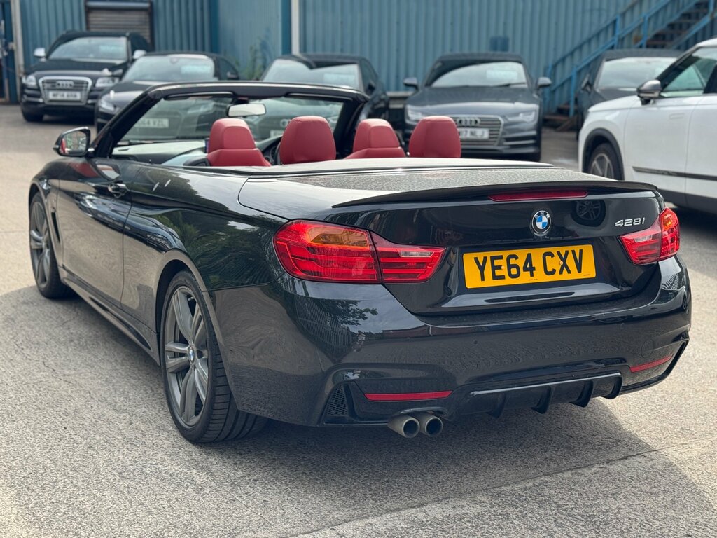 BMW 4 Series 2.0 428I M Sport Convertible Euro Black #3