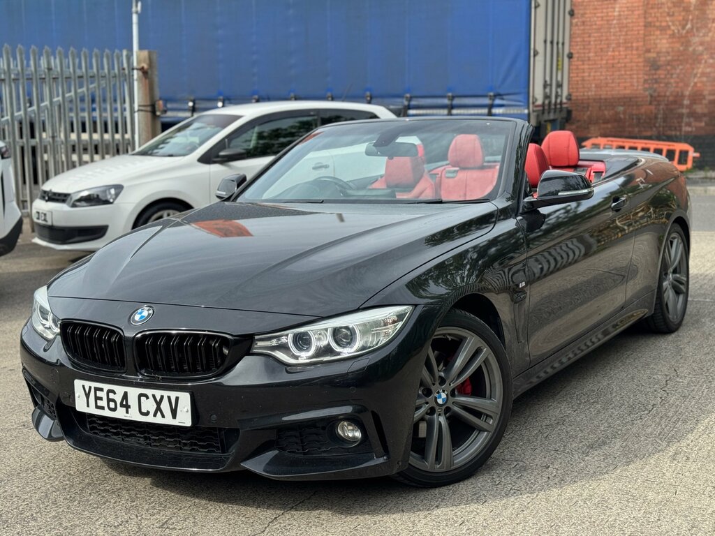 BMW 4 Series 2.0 428I M Sport Convertible Euro Black #2