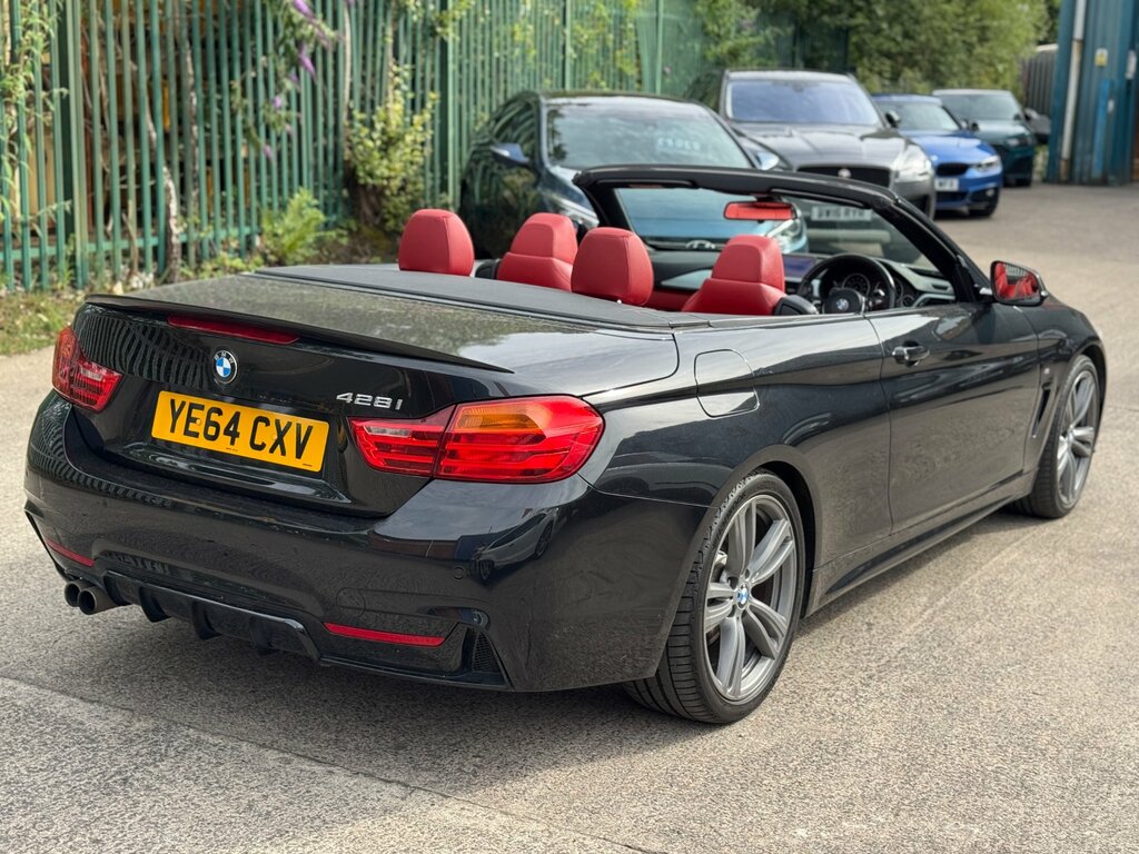 BMW 4 Series 2.0 428I M Sport Convertible Euro Black #6
