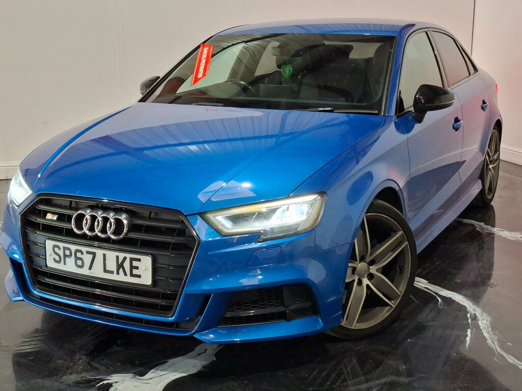 Audi S3 2.0 Tfsi Black Edition Saloon S Tronic Blue #3