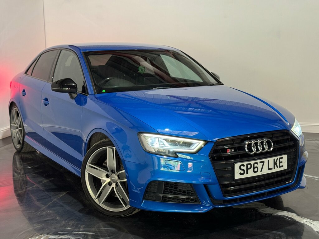 Audi S3 2.0 Tfsi Black Edition Saloon S Tronic Blue