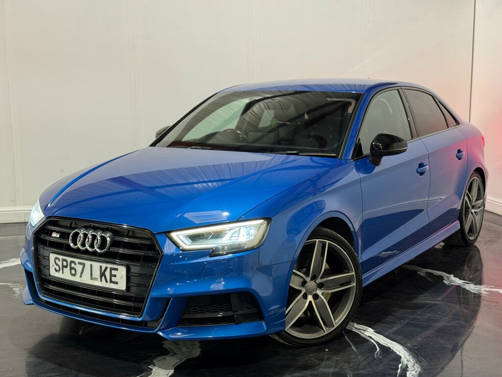 Audi S3 2.0 Tfsi Black Edition Saloon S Tronic Blue #3
