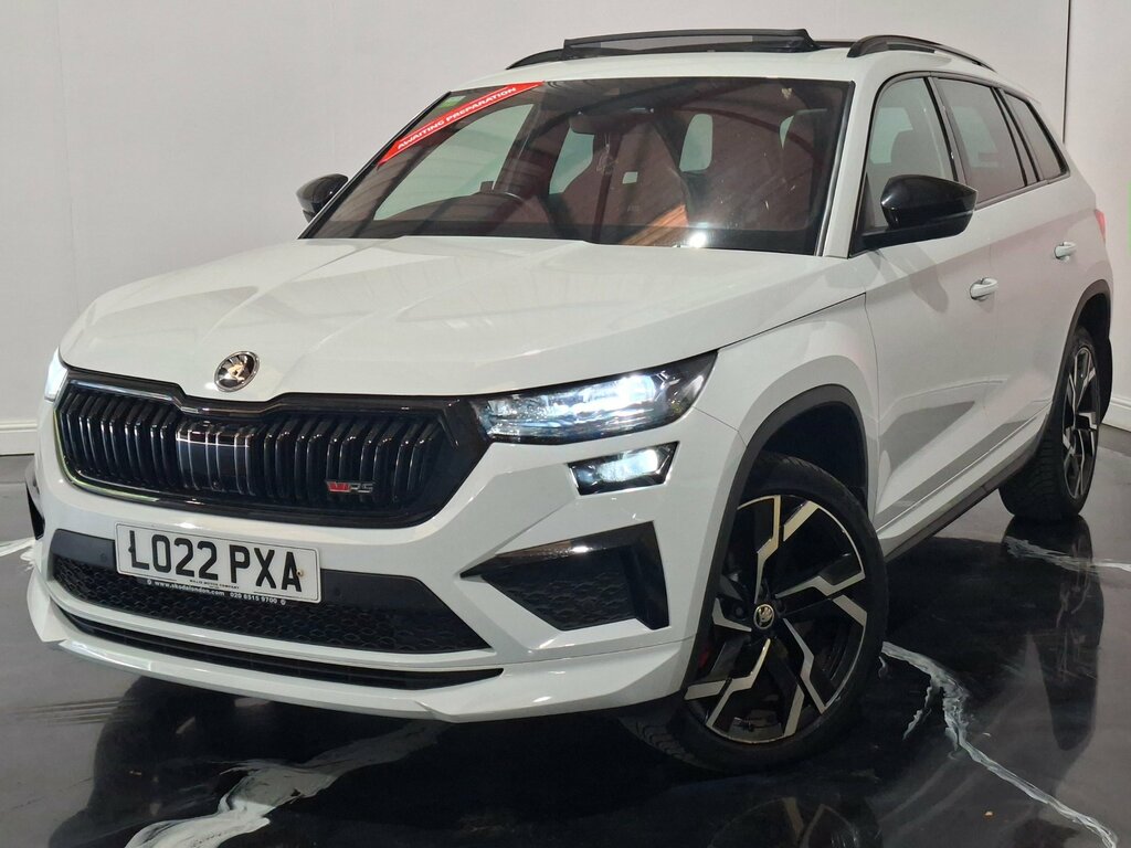 Skoda Kodiaq 2.0 Tsi Vrs Suv Dsg 4Wd Euro 6 Ss 7 White #3