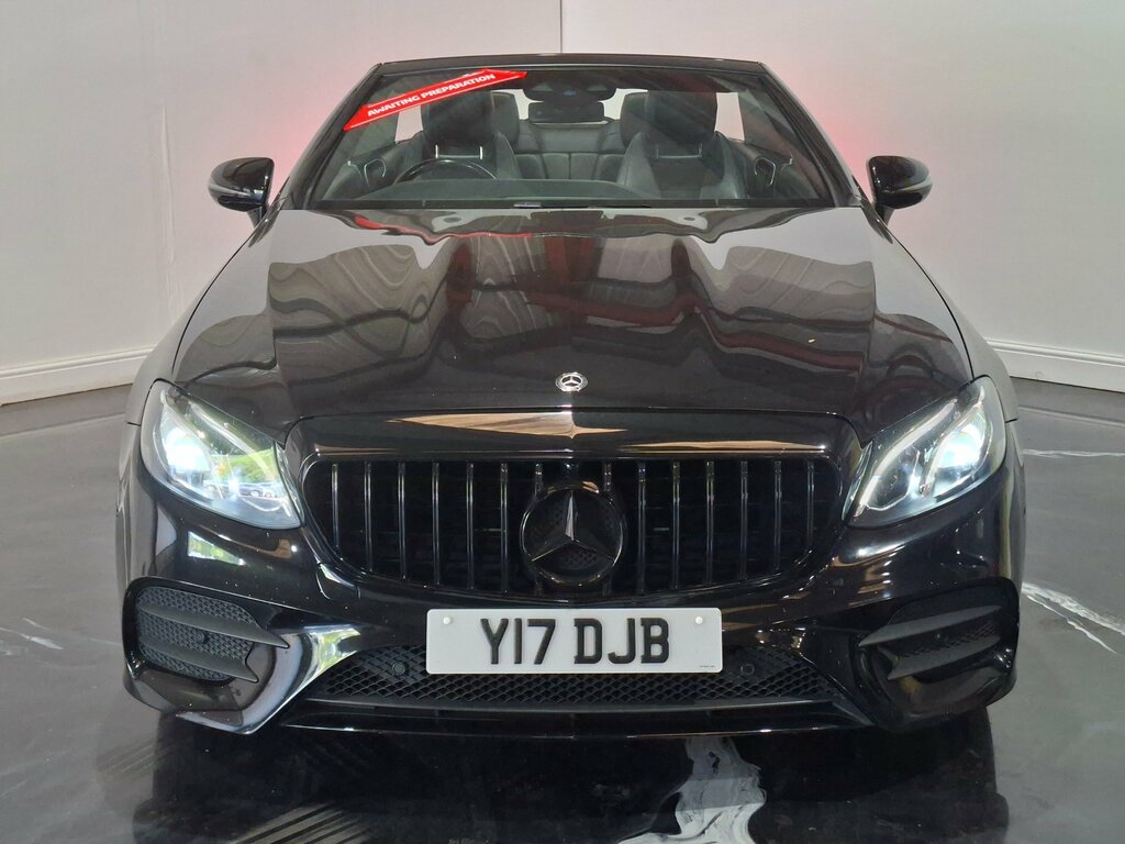 Mercedes-Benz E Class 2.0 E220d Amg Line Premium Cabriolet Y17DJB Black #2