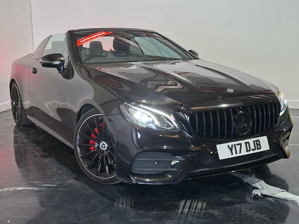 Mercedes-Benz E Class 2.0 E220d Amg Line Premium Cabriolet Black