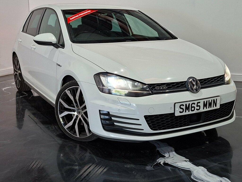 Volkswagen Golf Gtd White #1