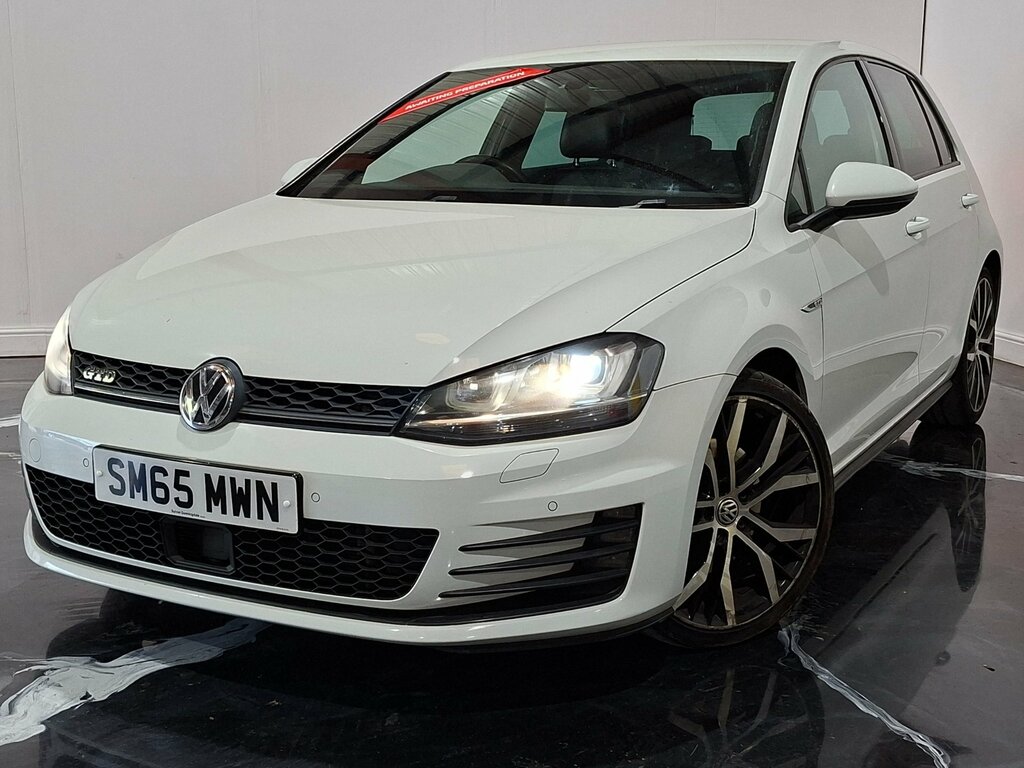Volkswagen Golf Gtd White #3