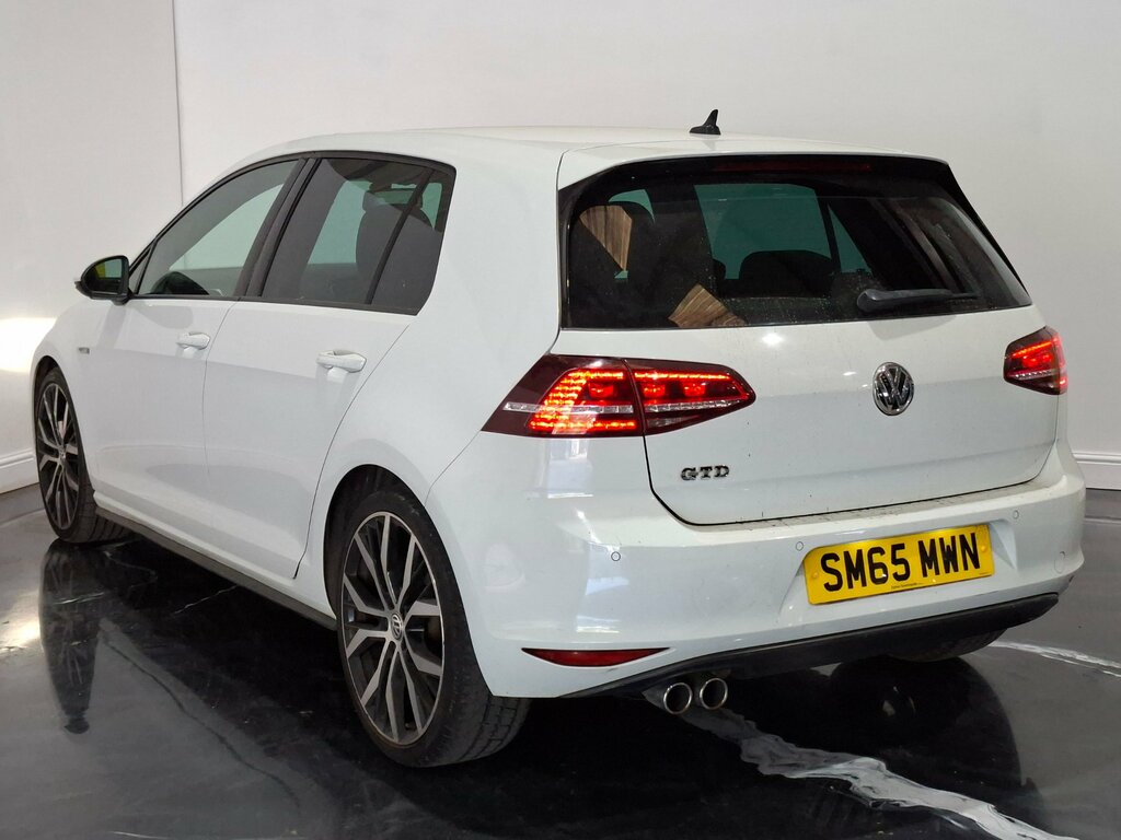 Volkswagen Golf Gtd White #6