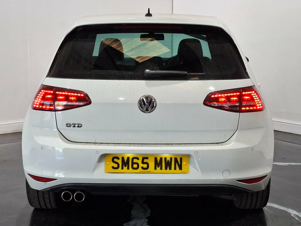 Volkswagen Golf Gtd White #5