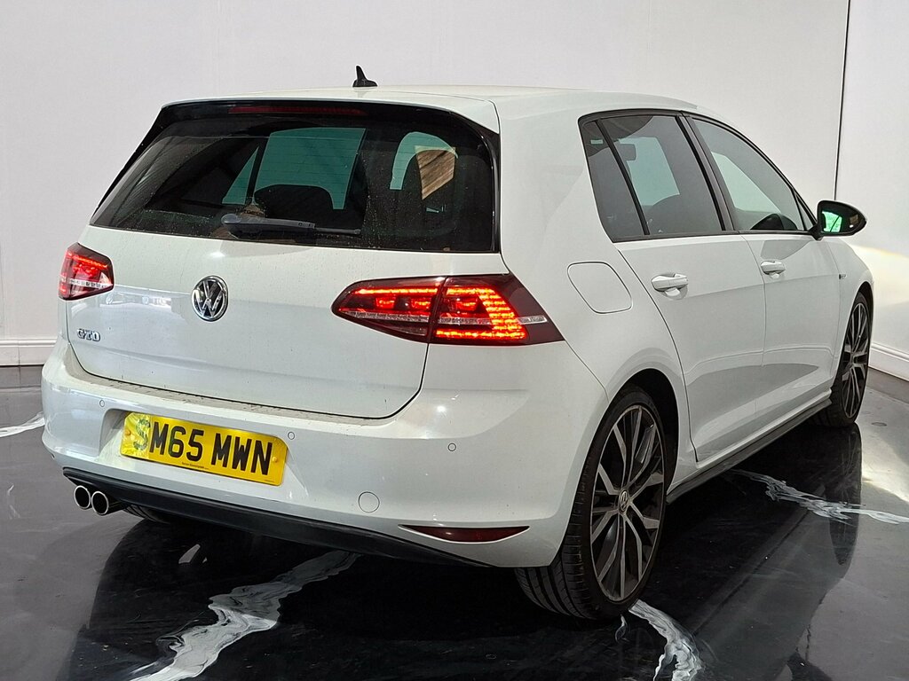 Volkswagen Golf Gtd White #4