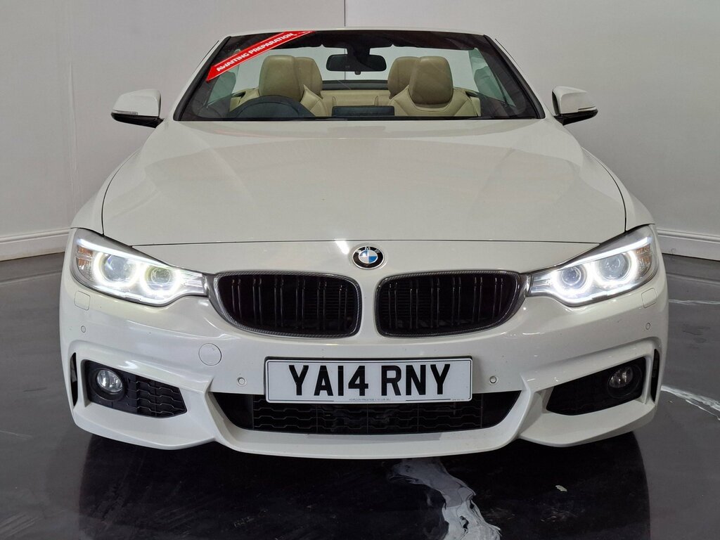 BMW 4 Series 2.0 420D M Sport Convertible Euro White #2