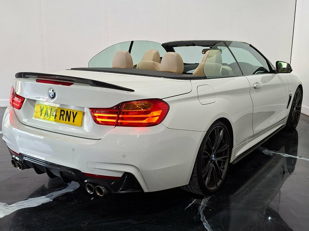 BMW 4 Series 2.0 420D M Sport Convertible Euro White #4
