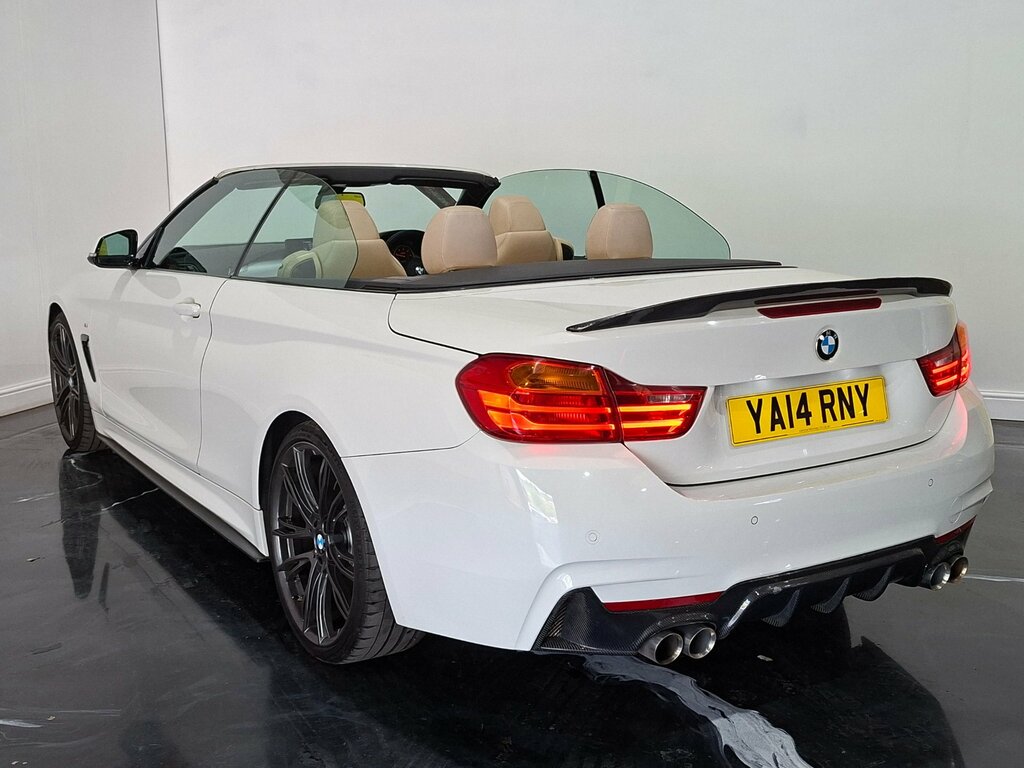 BMW 4 Series 2.0 420D M Sport Convertible Euro White #6