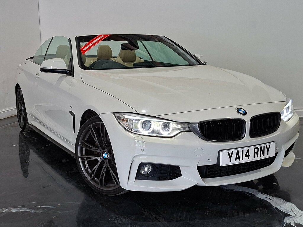 BMW 4 Series 2.0 420D M Sport Convertible Euro White
