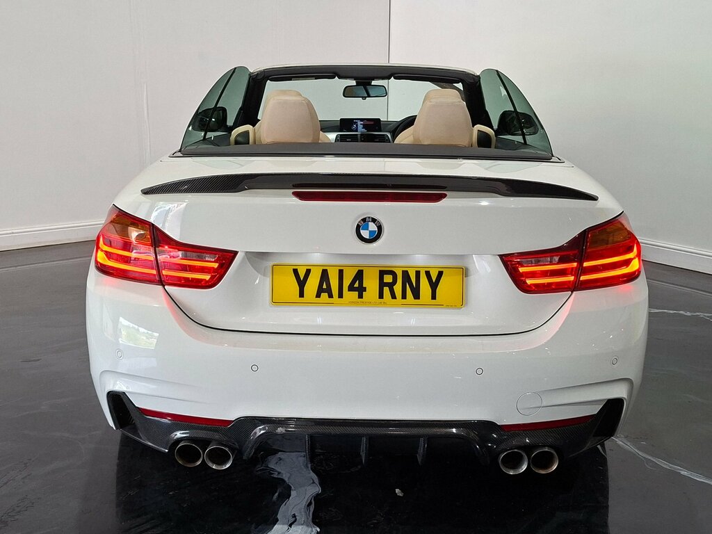 BMW 4 Series 2.0 420D M Sport Convertible Euro White #5
