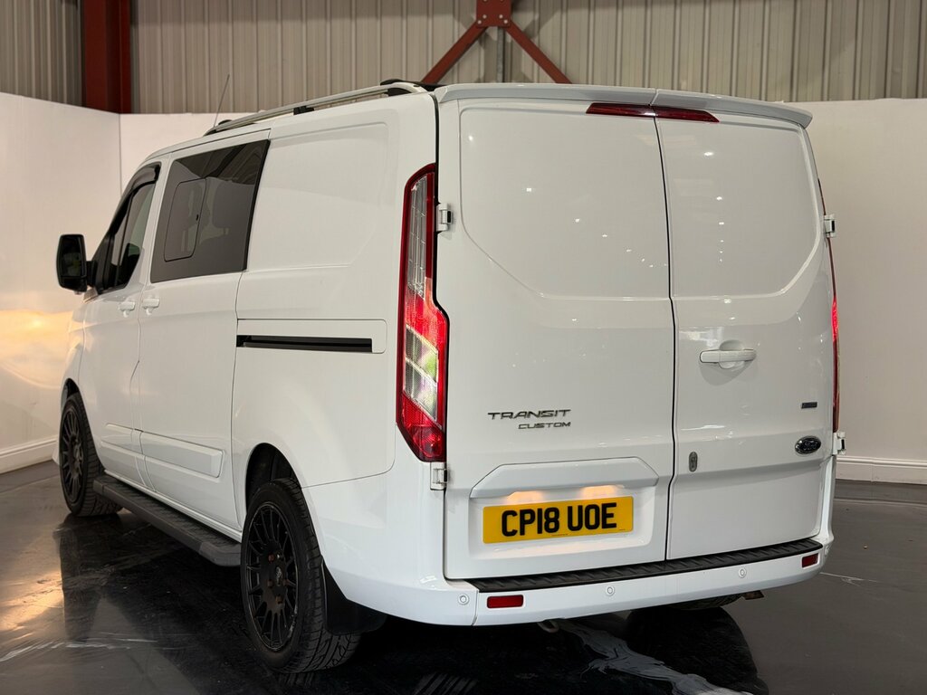 Ford Transit Custom 2.0 Tdci 130Ps Low Roof Dcab Limited Van White #9