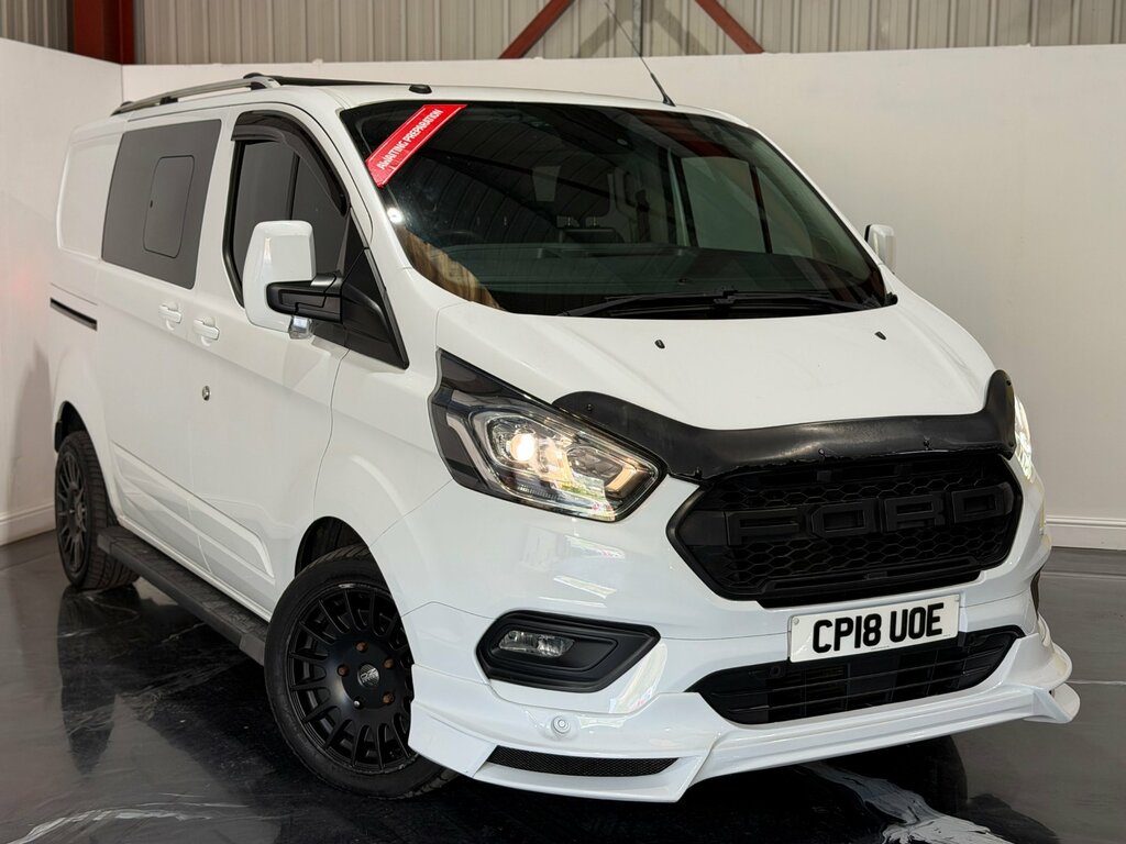 Ford Transit Custom 2.0 Tdci 130Ps Low Roof Dcab Limited Van White #1